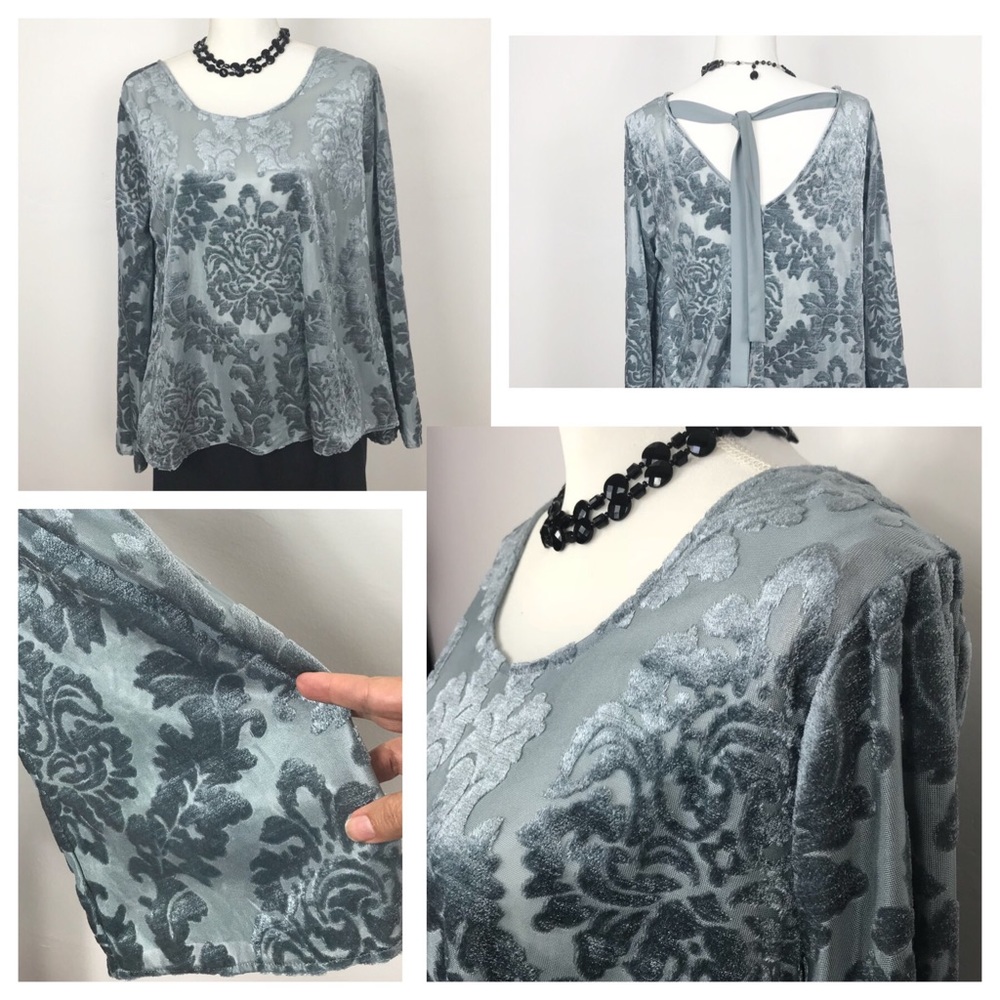 Charming Charlie Large Sheer Blouse